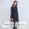 HSTYLE Women's Wool Blend Double-faced Long Coat