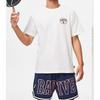 Li-Ning Badfive Letter Print Loose Sports Shorts Men Shorts Deep-Navy-Blue AKST519-4