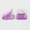 10pcs Square Letter Paper Clip Acrylic Document Folder Reusable Ticket Holder  Students