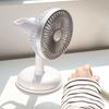 Mini Ventilador Portátil com Cabeça Inclinável de 90 Graus Ventilador de Mesa Recarregável para Casa Escritório Viagem 3 Velocidades Ajustáveis Baixo Ruído Tampa Removível