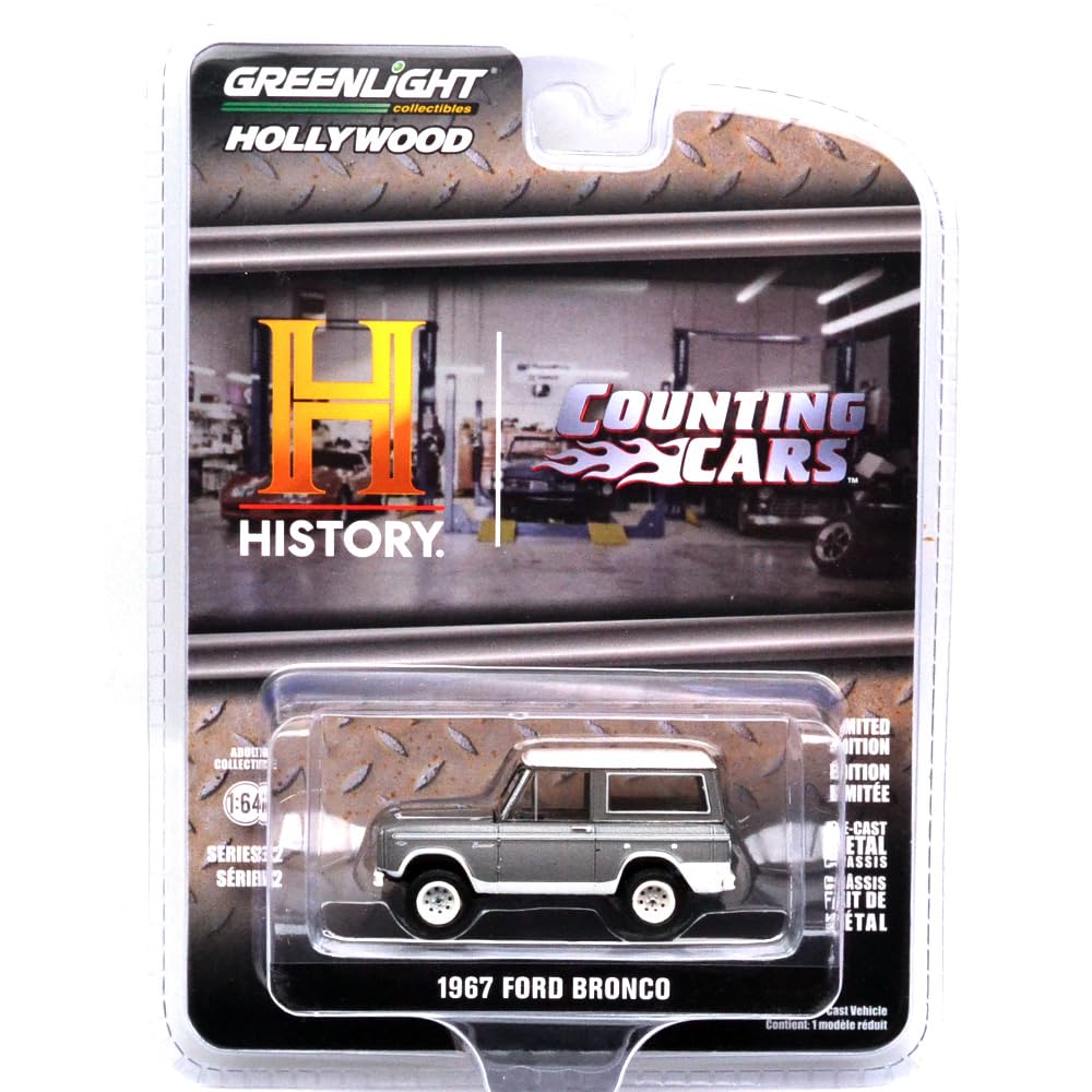 Greenlight HOLLYWOOD SERIES FORD BRONCO 1/64 42-1967 зелёный