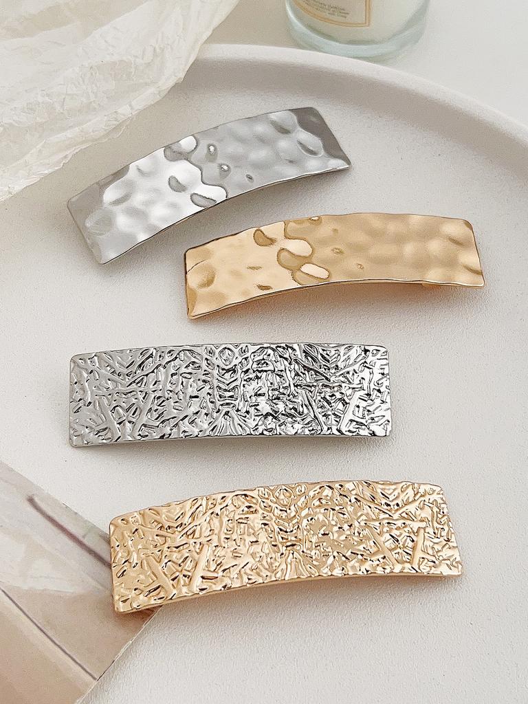 Vintage Retro Geometric Hair Barrettes For Women Girls Minimalist Metal French Hair Clips Hairpins Spring Hair Accessories