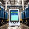 Gas Analyzer Ozone Quality Monitor Temperature Humidity Sensor Tester Handheld O3 Detector 3.5-inch Display Ozone Meter 0-50PPM Thermometer Hygrometer