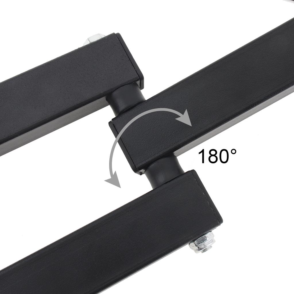 Universal 10KG Load Bearing Adjustable Wall Mount Bracket 15 Degree Tilt Display Support Frame for 14-27 Inch Household Screen Holder