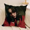 DDPR Ian Saint Cushion Cover Silky Short Plush DoubleSided Printed Pillow Case for Sofa All Seasons Home Decor Gift