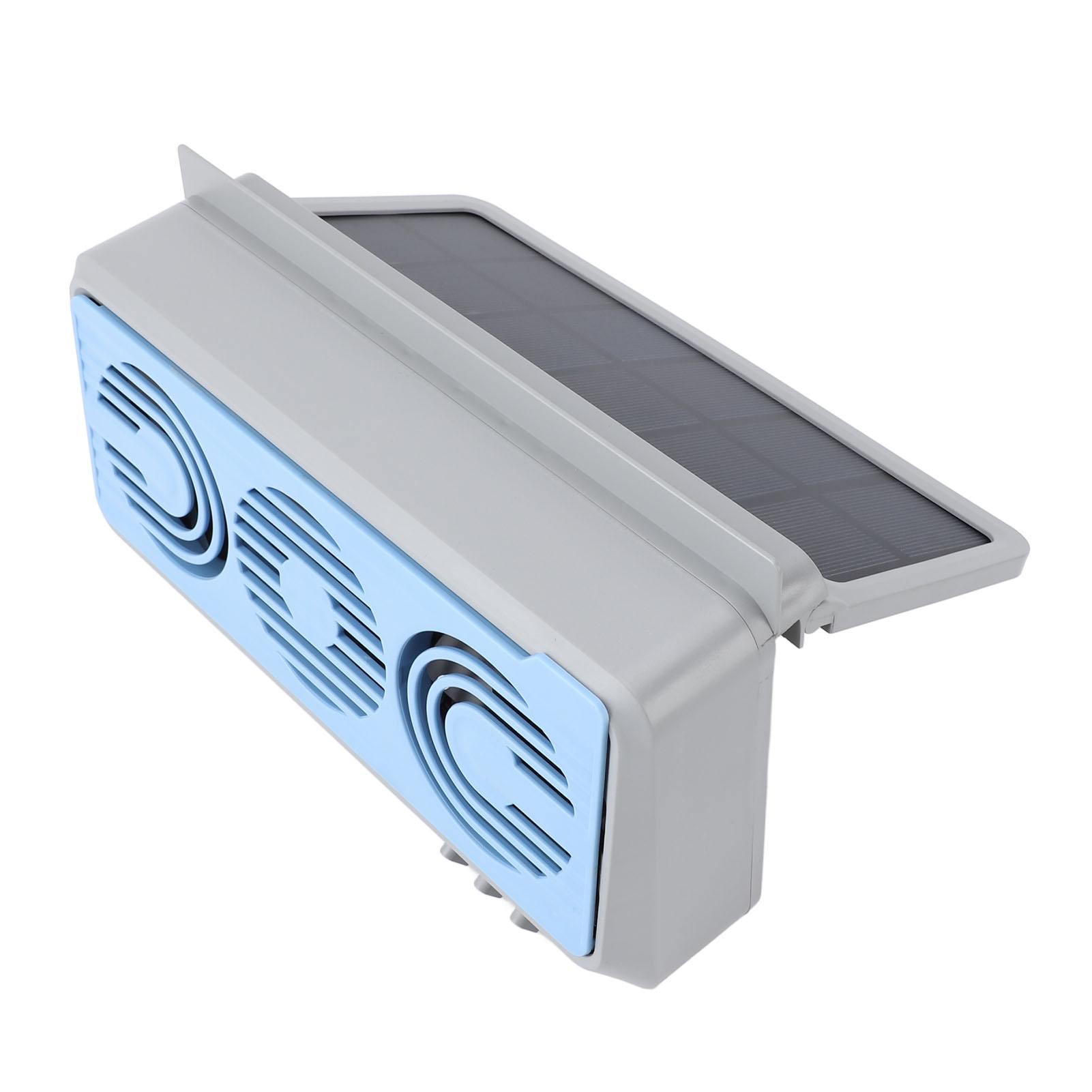 

Car Solar Exhaust Fan Cooling Fan Quiet Multifunctional Solar Power Car Window Vent Fan Air Circulation Air серый