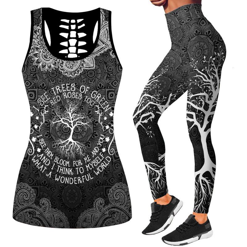 Buy Women Fashion 3D Print Two Pieces 