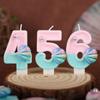Birthday Candle Digital One-year-old Cake Atmosphere Decoration Scene Diy Handmade Digital Candle 0-9
