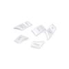 For BMW 5 Series F10 2011-2017 ABS Silver Car Multimedia Panel Button Cover Trim Sticker Interior Car Accessories
