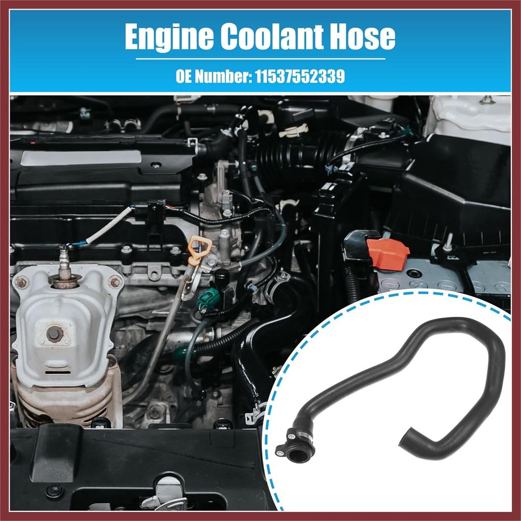 1 Pcs Engine Coolant Hose for BMW X3 3.0L L6 - Gas 2007-2010 No.11537552339 Replace Parts