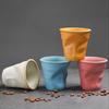 Coarse Ceramic Coffee Mugs Iron Rust Defects Espresso Cup Retro Tea Cup  Afternoon Tea Cup