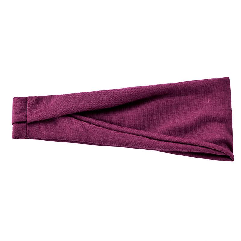 2024 New Women Solid Color Elastic Hair Bands Yoga Headband For Women Twist Cotton Wide Turban Knotted Headwrap Hair Accessories
