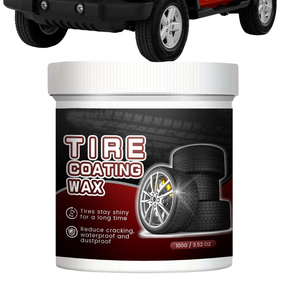 Cera di rivestimento per la pulizia professionale dei cerchi dei veicoli, 100 g, detergente per cerchi per la cura rapida dei dettagli dell'auto, detergente per pneumatici per auto, accessorio per auto