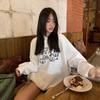 Women's 2025 American Style Thickened Hoodie - Autumn/Winter Plus Velvet Heavyweight, Loose Fit, Lazy Style Outerwear