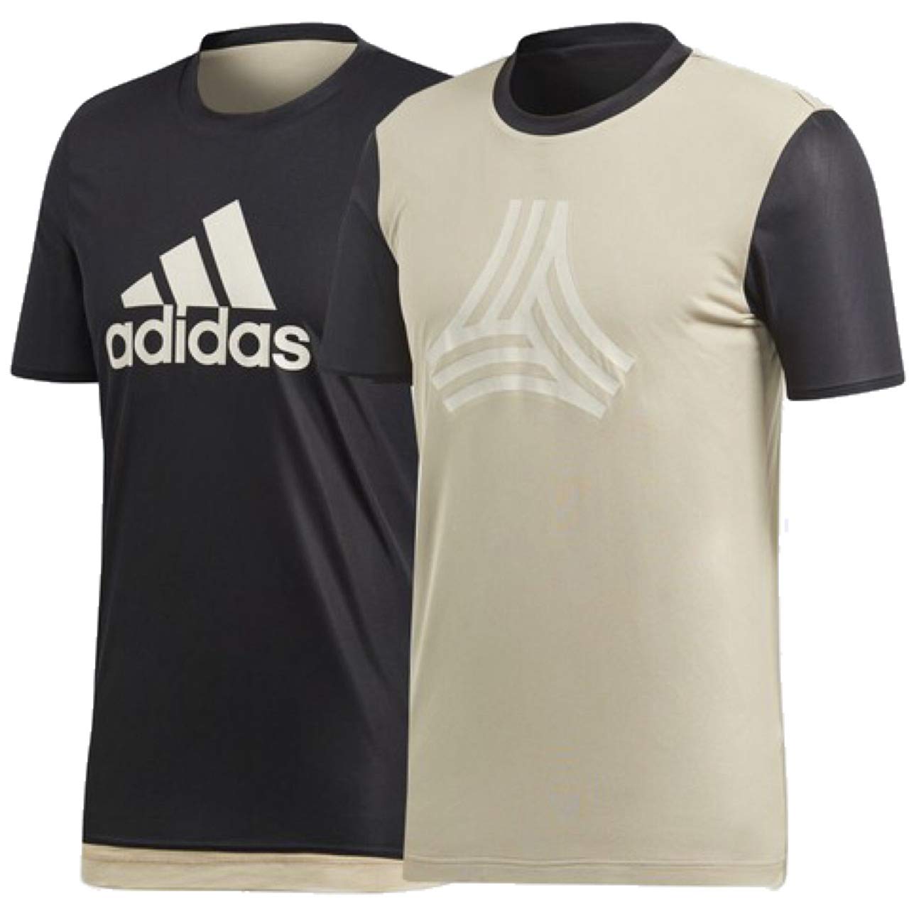 

adidas TANGO CAGE Двусторонняя тренировочная футболка M Черная, Мужская (Рост 167-173см), EAX13, чёрный