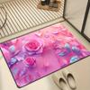 1 Piece of Super Absorbent Bathroom Mat, , Anti Slip and Absorbent, Shower Mat, Bathroom Mat, Door Floor Mat