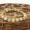 Yellow Calcite Gemstone Stretchable Chakra Bracelet 7.5" Handmade Unisex  Jewelry Gift For Anniversary CSB-40