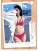 Rose Red Three-Piece Swimsuit Bikini with Underwire for Small Chest