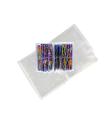 Trading Card Clear File Storage Holder for Star Game and A5 Transparent for Trading Cards and Cards 4-Pocket, 16-Page File, Double-Sided, Cards,