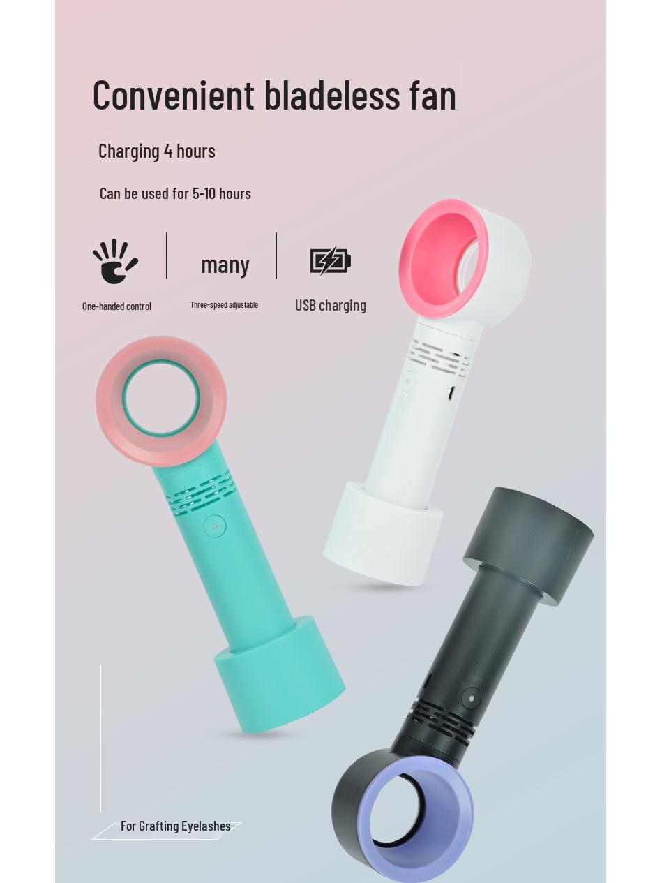 

Мини-вентилятор и фен для ресниц с USB-подзарядкой и без лопастей