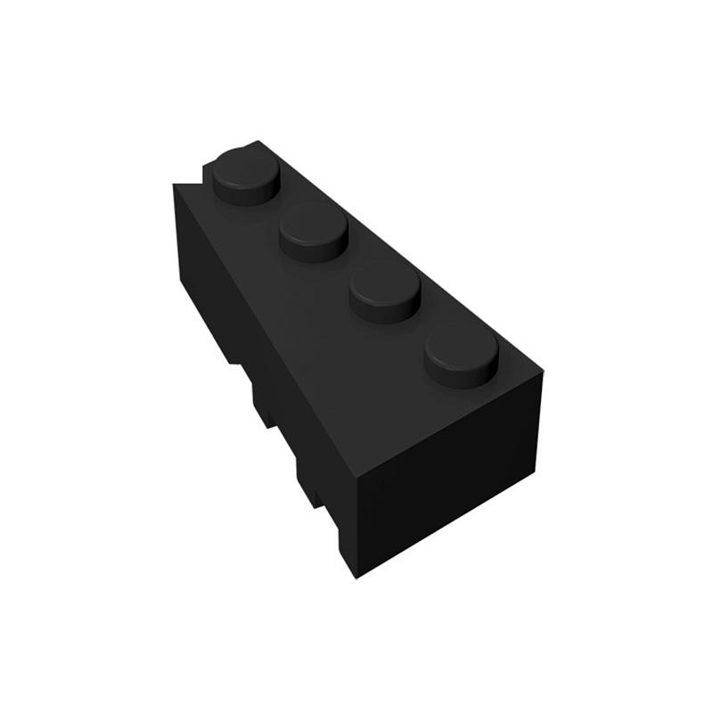 Non-Toxic Moc 10Pcs 41768 4X2 Plate Wedge Left Building Blocks Kit House Castle Board Bricks Particle Toys Children Birthday Xmas Gifts