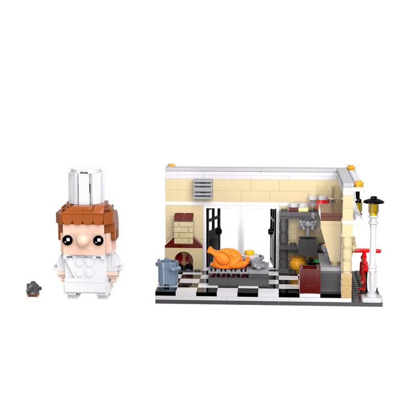 MOC Ratatouille Scene Building Blocks Animation Ornaments - Small Particle Assembly Toy