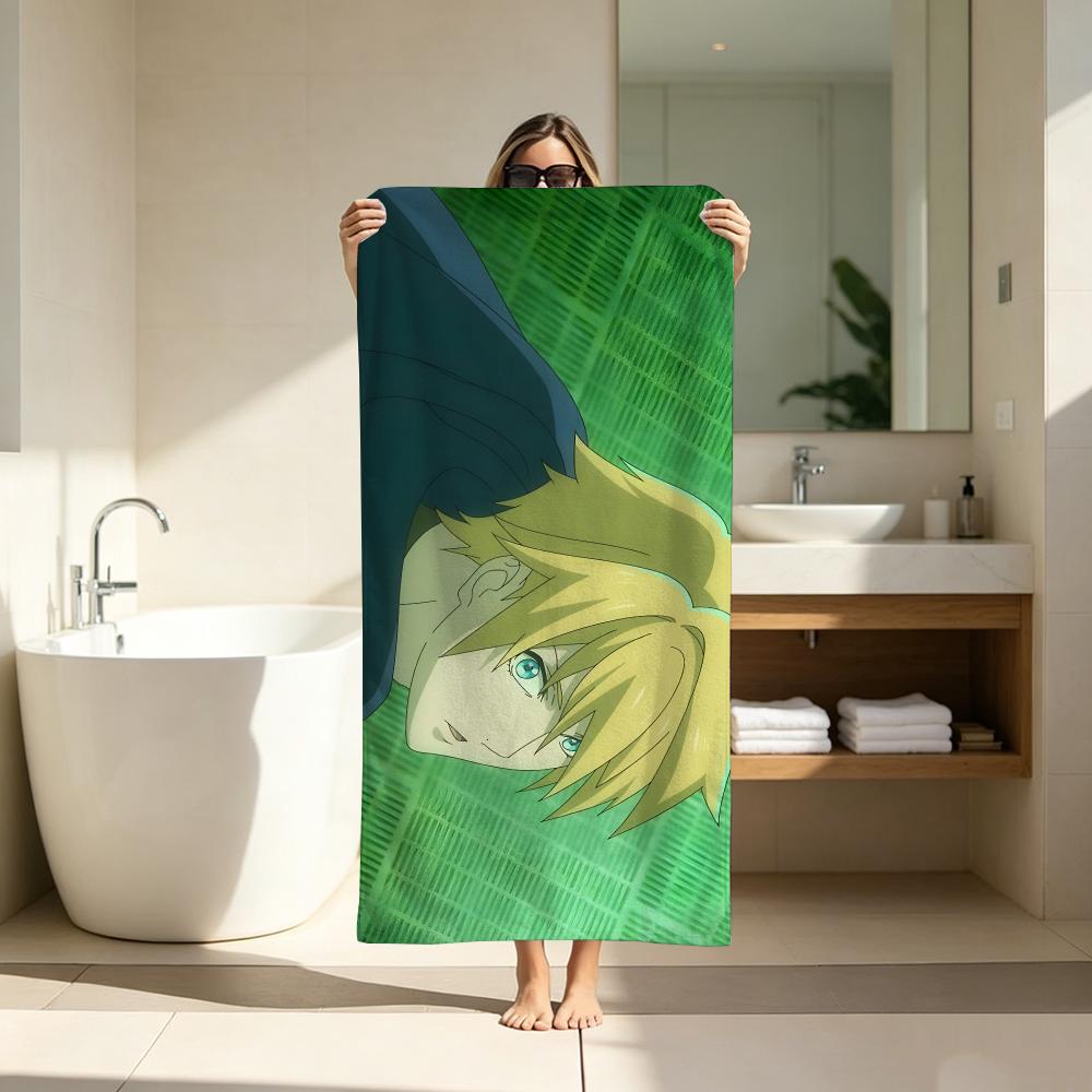 Cyberpunk Anime D-Demon Lord2099 Towel Microfiber soft Beach Towel for Travel Fitness Sauna Bathing Camping