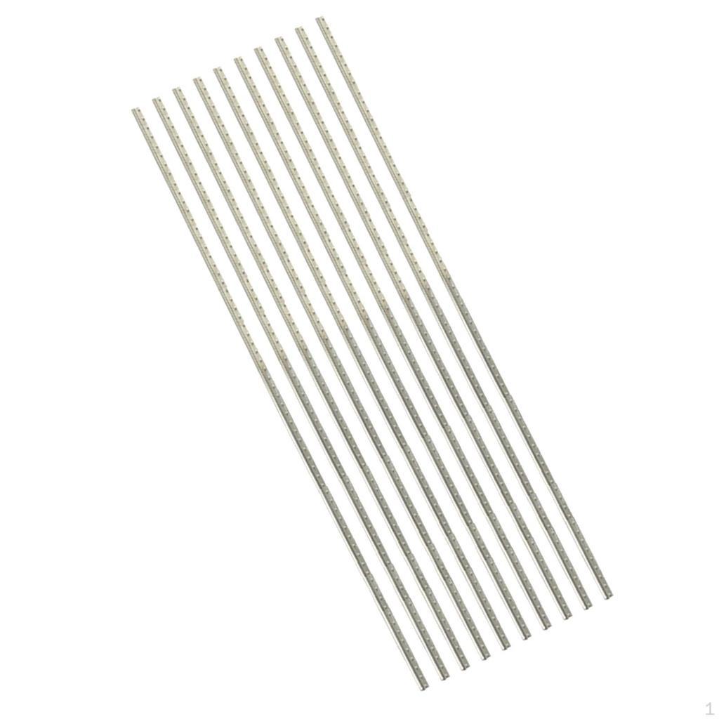 10 Pieces Classical Guitar Fret Wires Copper Alloy Directly Replace Easy Installation Fretwire