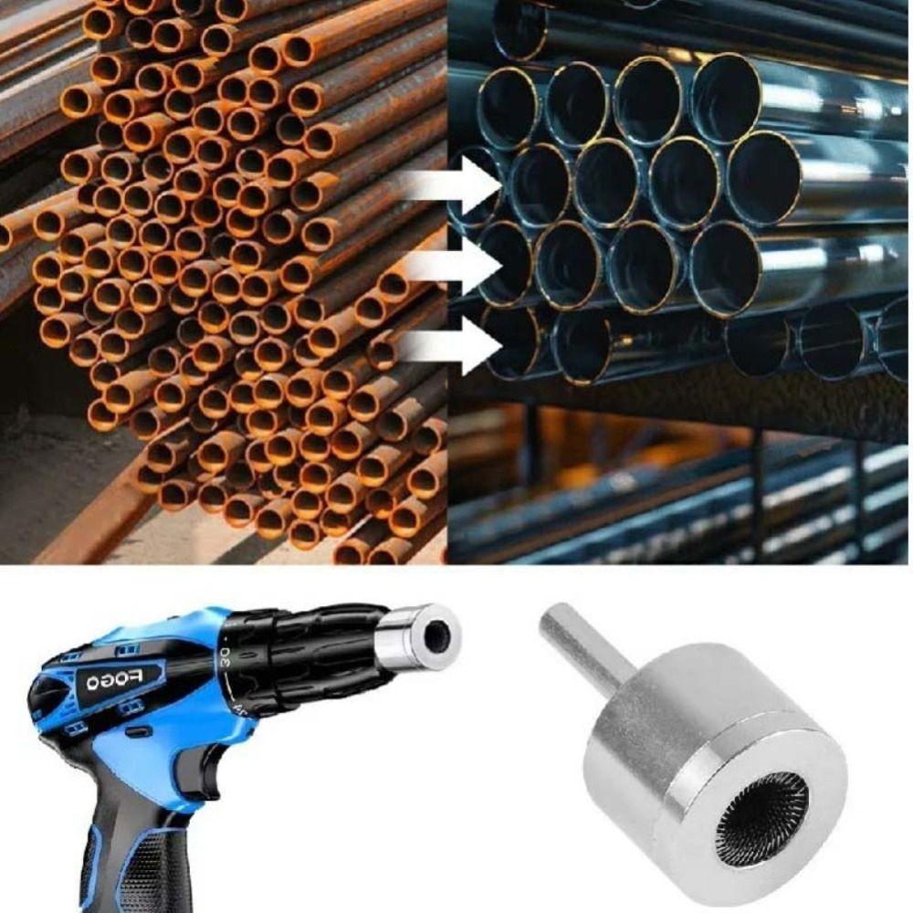 Polishing Electric Drill Pipe Cleaner 5/22mm Pipe Rust Remover Cleaner Industrial Purposes
