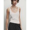MD Spring New Women's Clothing Elegant Versatile Basic U-Collar Tank Top Sleeveless T-shirt Tops 6202755