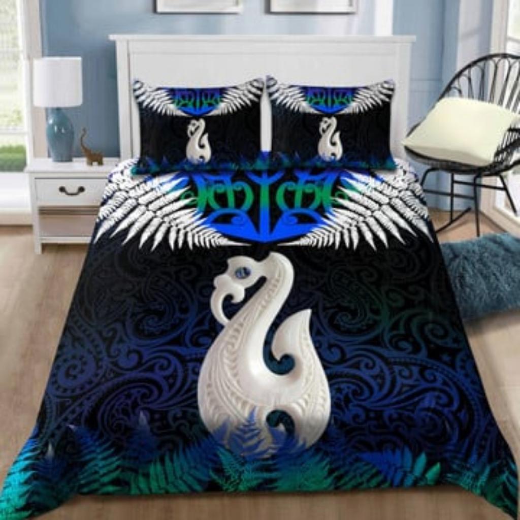 Duvet Cover Set Tmarc Tee Maori Aotearoa Tattoo Bedding Sets Pillowcase