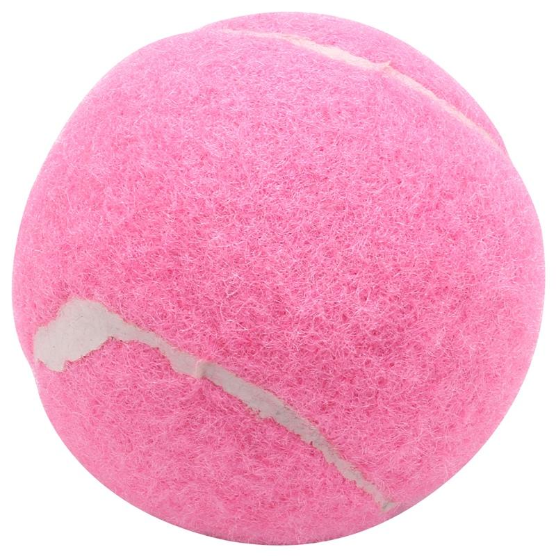 6Pcs Pack Pink Tennis Balls Wear-Resistant Elastic Training Balls 66Mm Ladies Beginners Practice Tennis Ball For Club