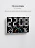 Large LED Wall Clock with Stand, Digital Multifunction GH9008