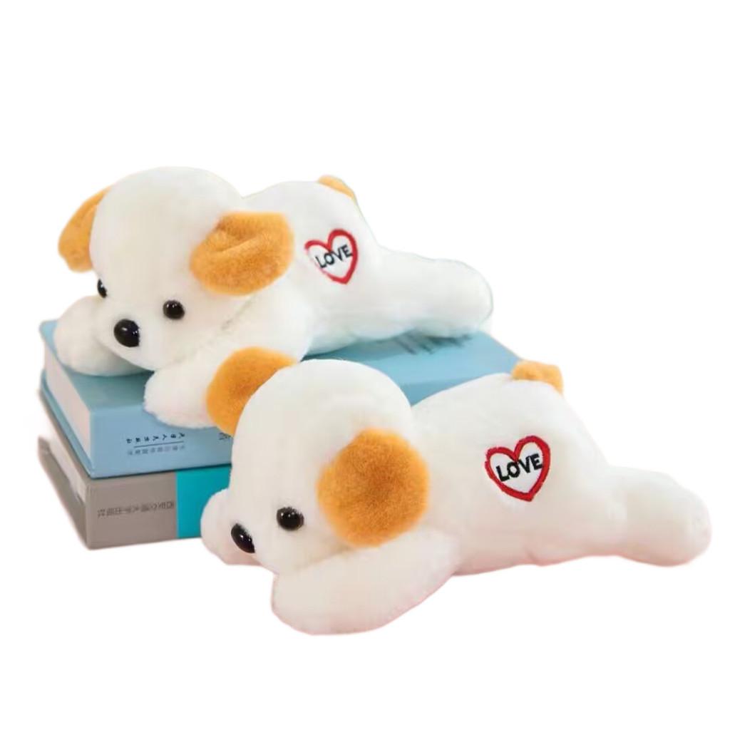 Plush Dog Toy For Kids With Soft Short Pile Fabric And Cute Design Perfect For Birthdays And Decor