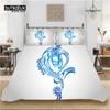 Cancer Duvet Cover Set Soft Hand Drawn Constellations Bedding Set Simple White Quilt Cover Abstract Geometric Pillowcases Decor