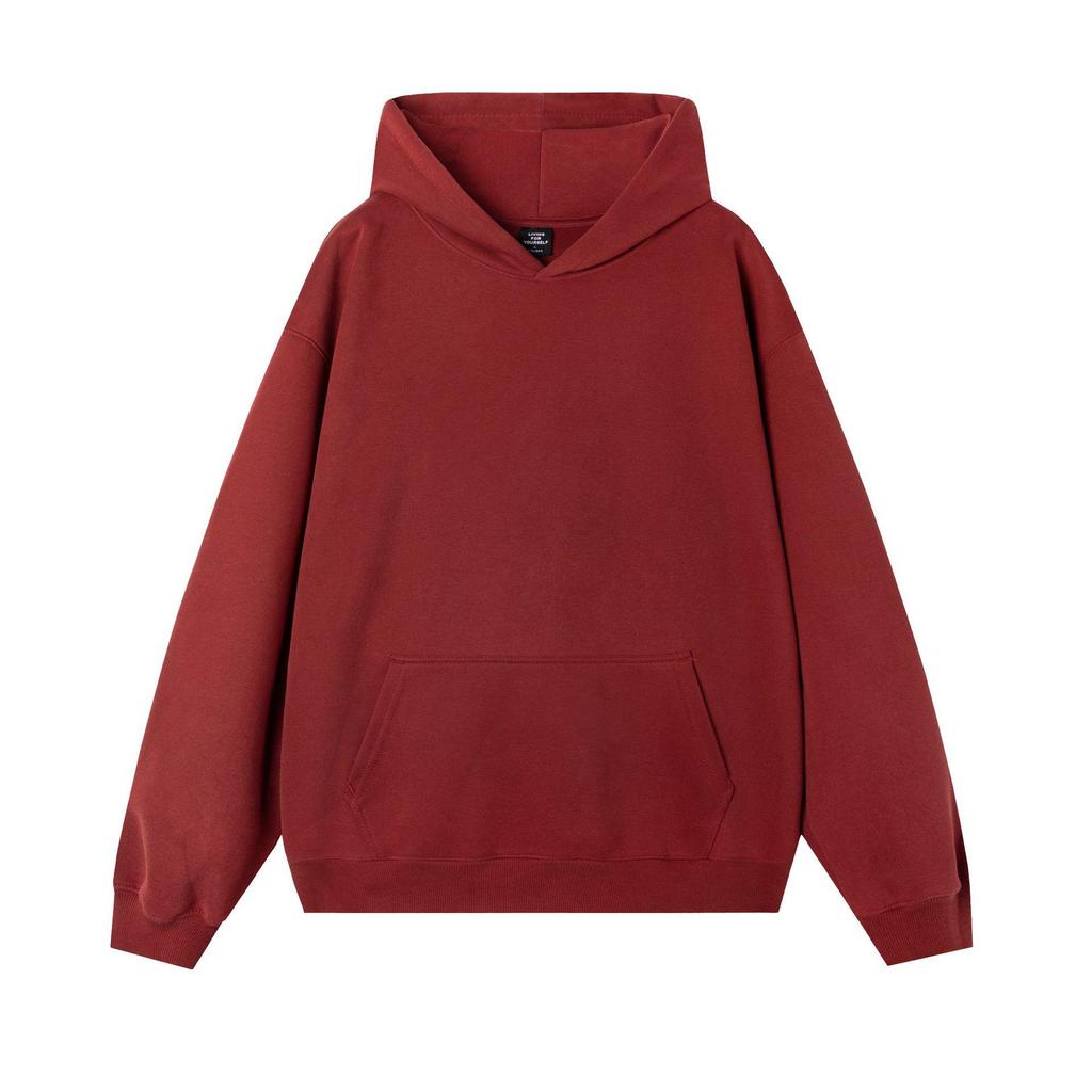 Unisex Autumn Solid Color Hooded Sweatshirt - Loose, Casual, and Comfortable