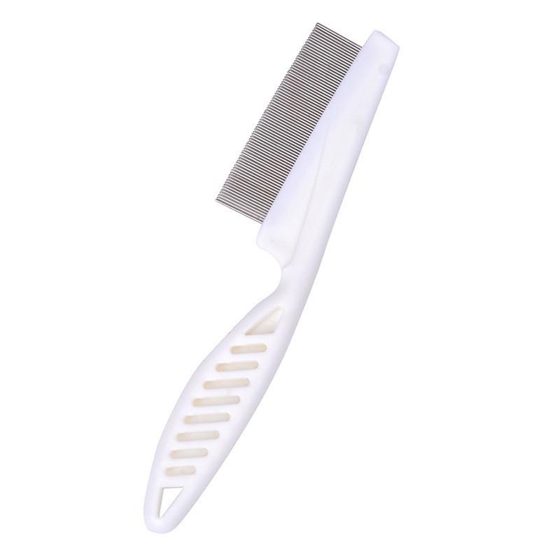 Pet Flea Comb for Dogs and Cats - Dense Tooth Grooming Tool for Hair Removal