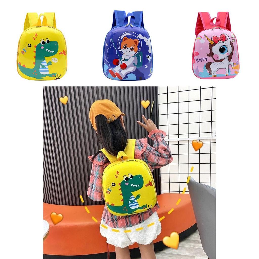 Childrens Pvc School Backpack With Animal Print And Breathable Construction For Classroom Learning