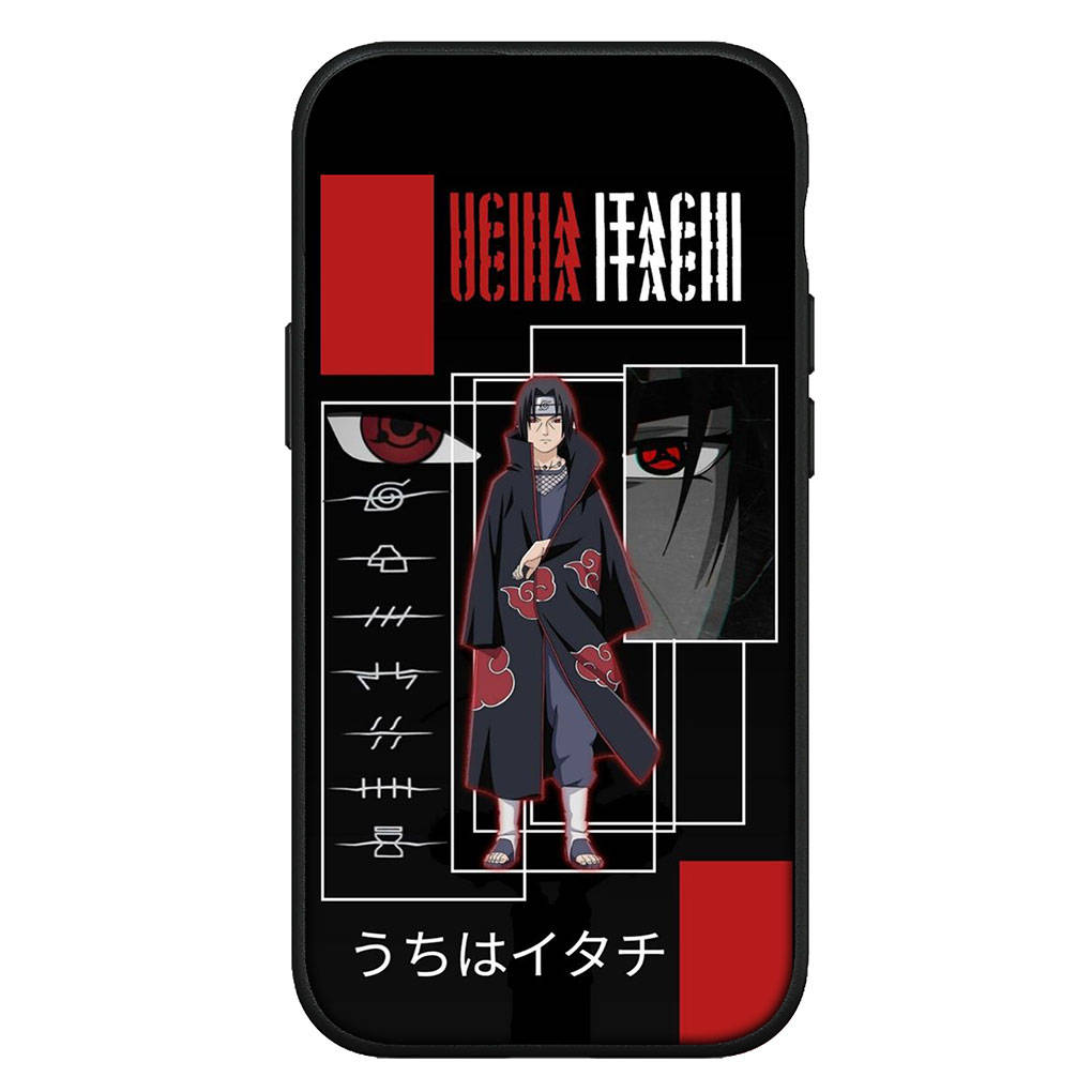 Cover for iPhone 16 15 Xiaomi Redmi Note 14 13 12 11 Pro Max 16e Samsung Galaxy S25 S24 S23 Moto OPPO Huawei Itachi Uchiha Akatsuki Naruto Phone Case