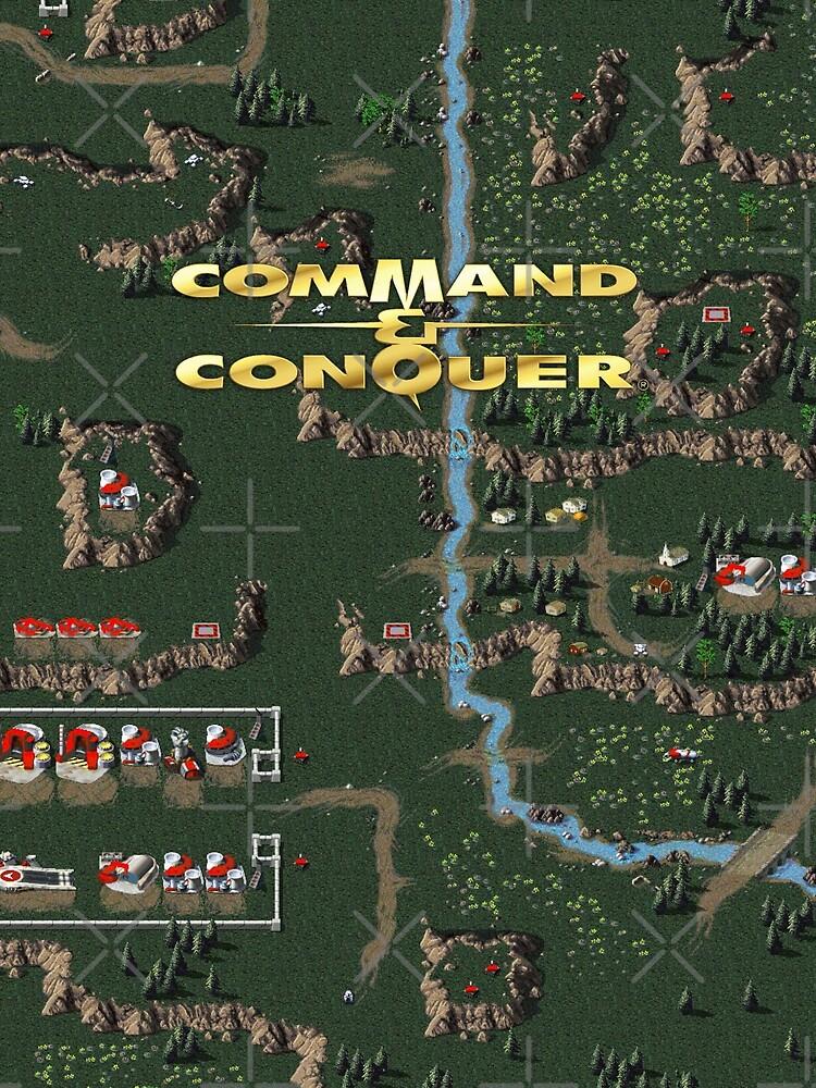 Command & Conquer Command & Conquer 1 Tiberian Dawn Retro DOS Game Fan Print Graphic T-Shirt