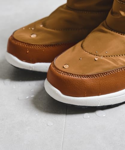 Oriental Traffic OT3401 BLACK (2021 Autumn/Winter) Women's Lightweight Snow Boots with Water-Repellent Lining, Warm and Lightweight, Waterproof for Sn