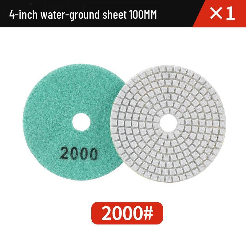 3/4 inch Wet Stone Polishing Pad for Marble, Granite, Quartz - Angle Grinder Compatible (100mm)