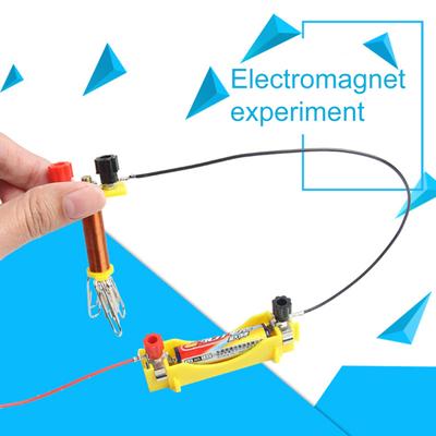 Elektromagnetisches Magnetspielzeug, magnetische physikalische Metallwissenschaft, elektromagnetisches Magnetlabor-Modellbausatz für Schüler