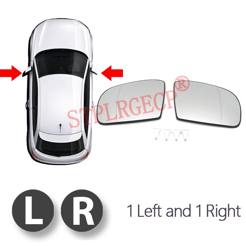 Stplrgecp Driver Side Left or Right Door Side Heated Wing Mirror Glass Lens for Mercedes-Benz W164 X164 W251 2005-2010 Only LHD