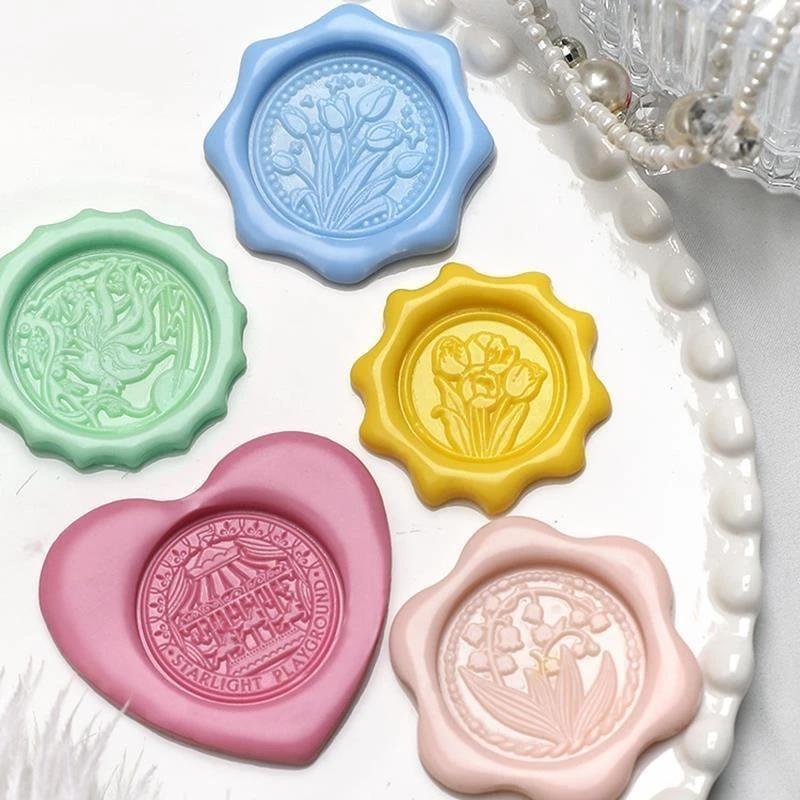 wax seal stamp craft supplies Wax seal Stamp Shape fixed Invitation Card Wedding seal Shape seal accessories