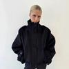 Cappotto in Lana da Donna Autunno/Inverno, Taglie Europee e Americane, Collo Rialzato, Monopetto, Stile Elegante.