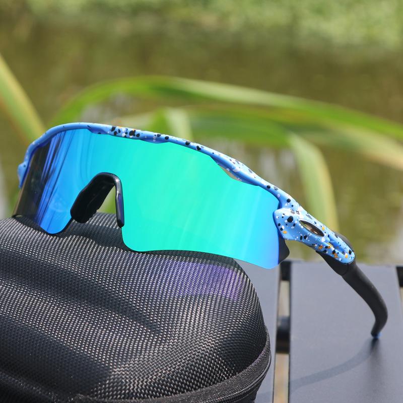 Cross-Border E-commerce TR90 Colorful Cycling Sunglasses for Outdoor Sports, Prescription-Compatible.