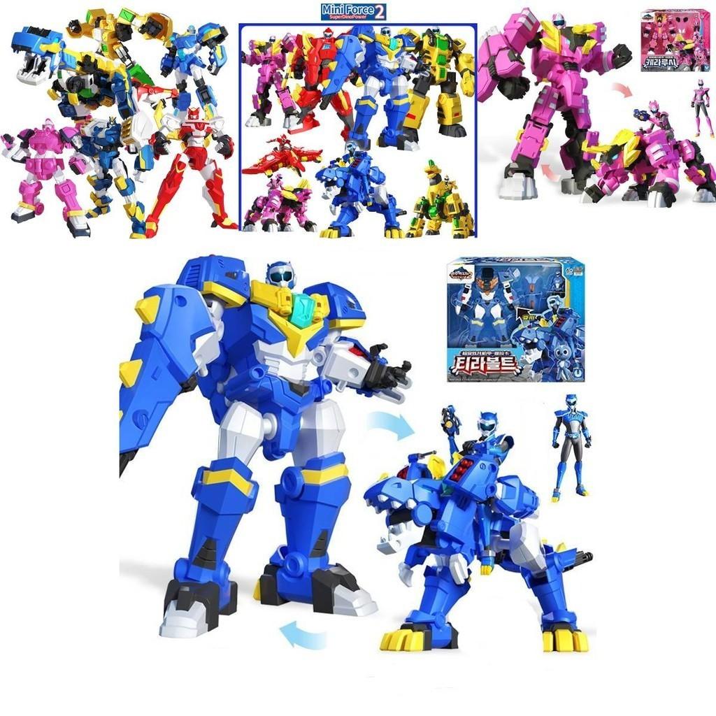 Mini Special Forces Toy Super Dino Power Mecha Transformation Robot For Boys