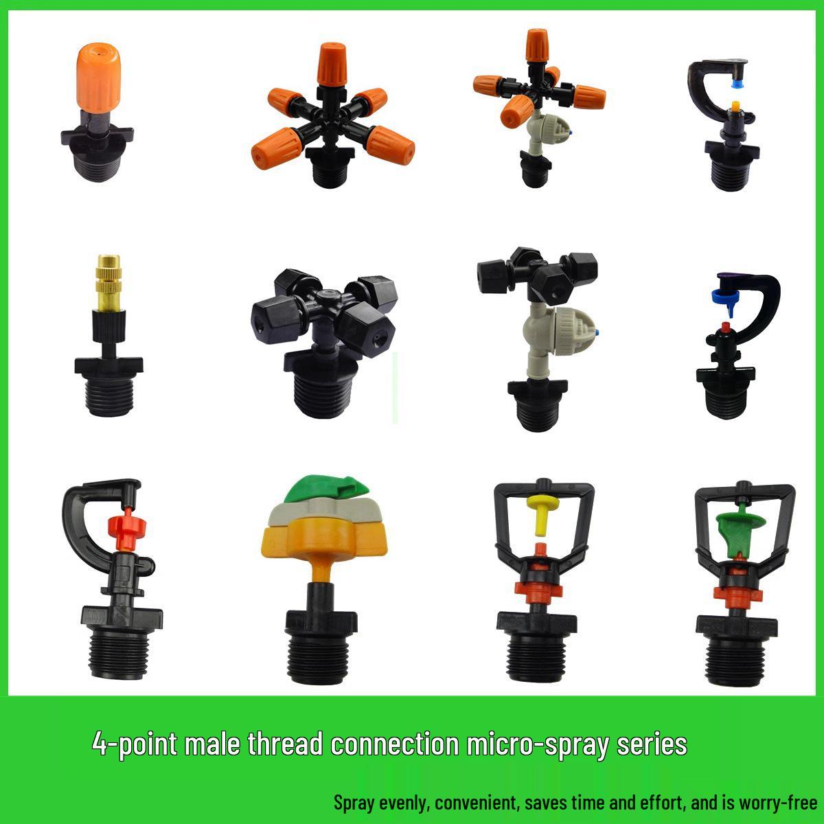 

360° Rotating Micro-Spray Upside Down Greenhouse Irrigation Sprinkler