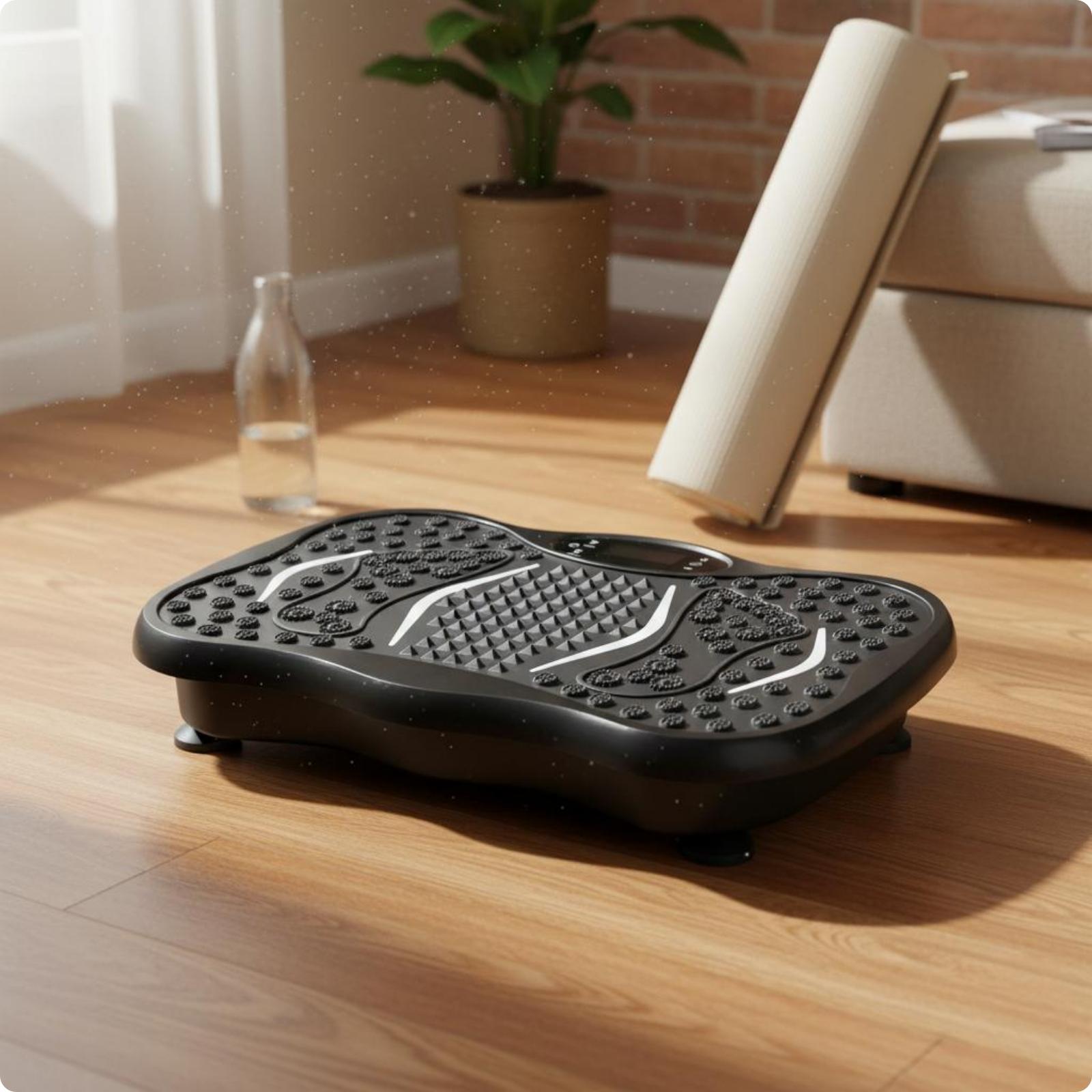 Whole Body Vibration Machine Adjustable Intensity Slimming Vibration Machine Whole Body Shaker Touch Screen Exercise Equipment